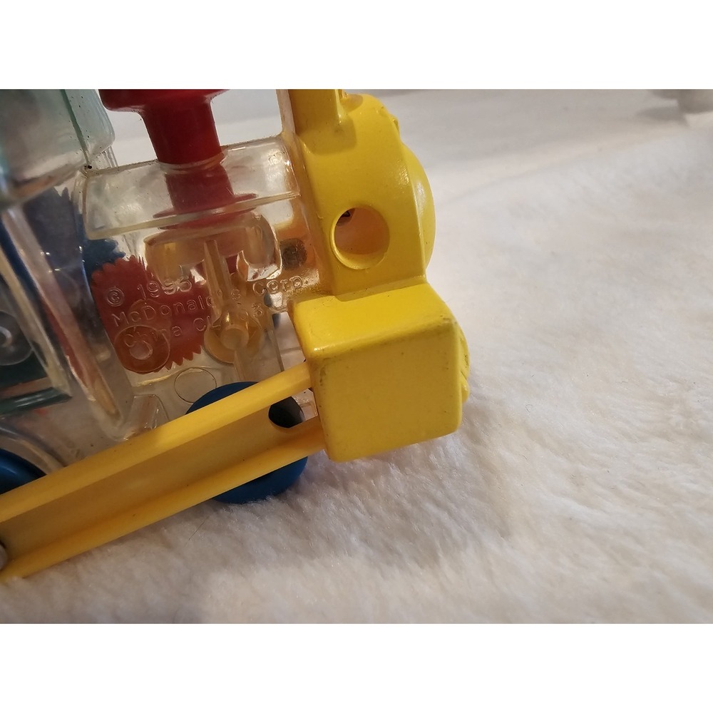 1998 Carl's Jr. Hamburglar‎ Clear Gear Friction Toy Vehicle - Picture 7 of 7